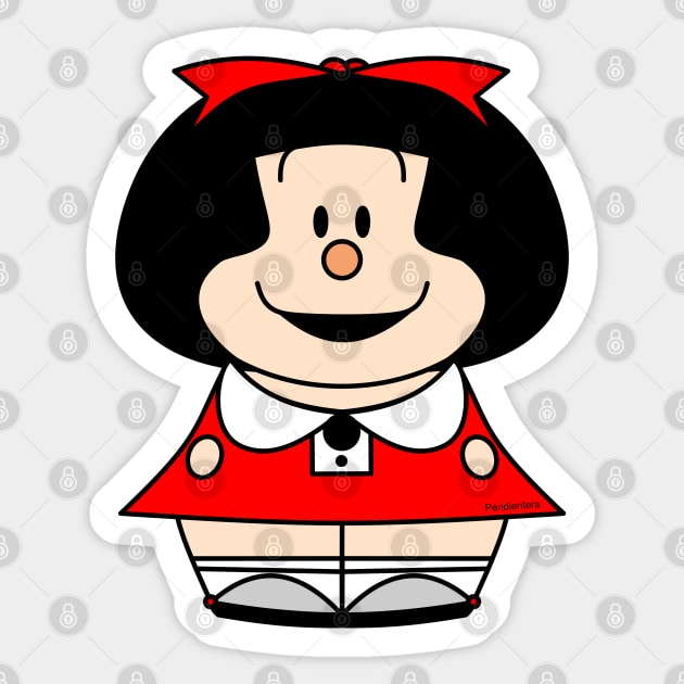 Kokeshi Mafalda Sticker by Pendientera